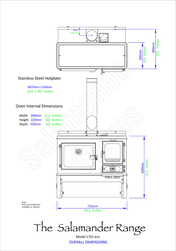 70 ECO Range Dims no splashback
