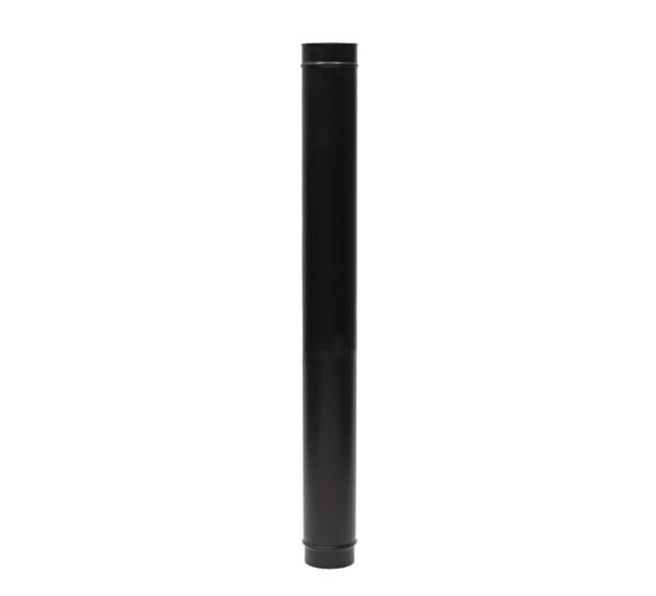100mm Single Wall Vitrelux Flue Pipe - 1000mm Length