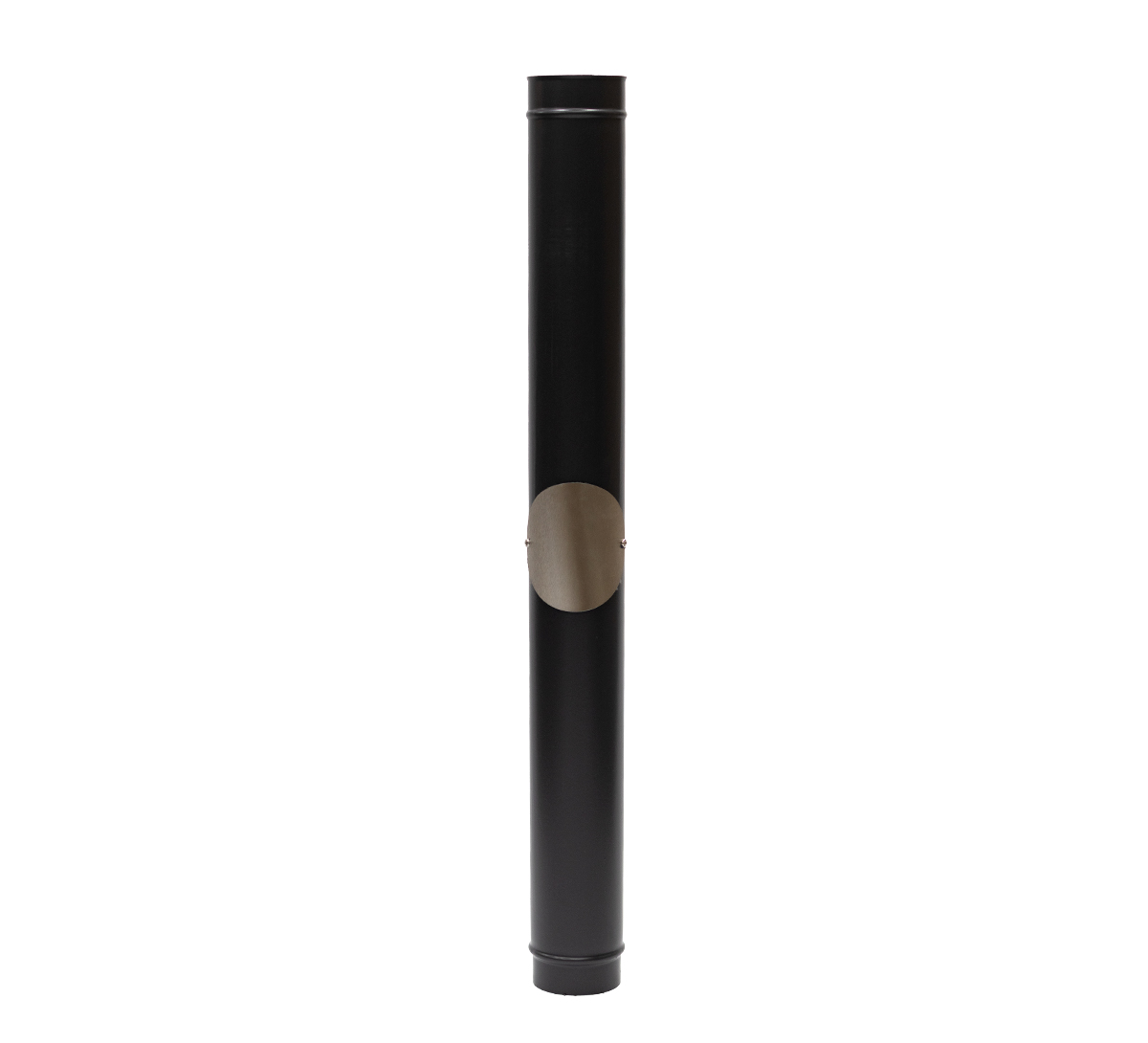 100mm Single Wall Vitrelux Flue Pipe - 1000mm Length (With Inspection Door)