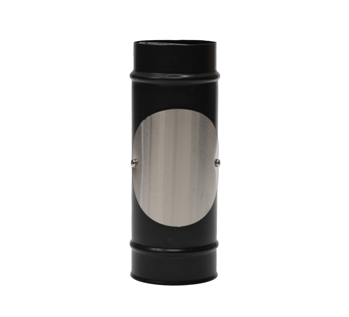 100mm Single Wall Vitrelux Flue Pipe - 250mm Length (With Inspection Door)