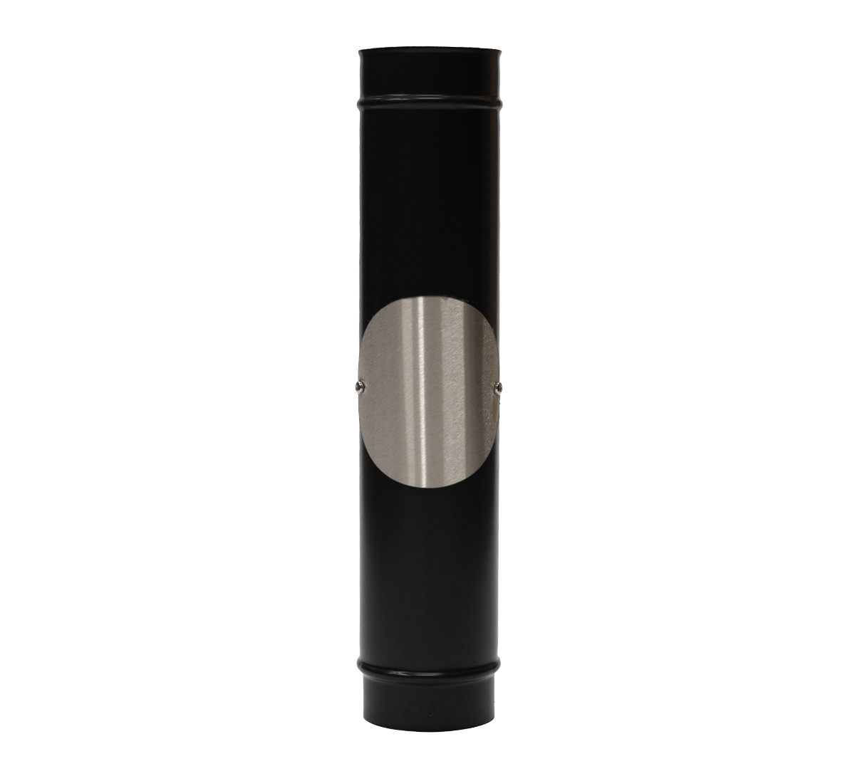 100mm Single Wall Vitrelux Flue Pipe - 500mm Length (With Inspection Door)