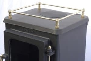 small stove options - hobbit stove with brass gallery rail||small stove options - hobbit stove with brass gallery rail|small stove options - hobbit stove with brass gallery rail|small stove options - hobbit stove with brass gallery rail and stand|
