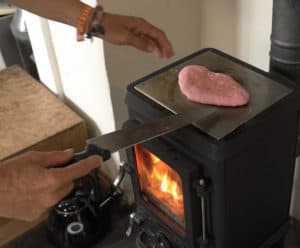 Cooking on a woodstove