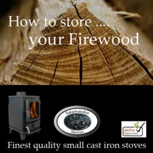 How to store wood for your small wood burning stove