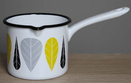 Small wood cookstove review – Muurla leaves motif enamel cookware