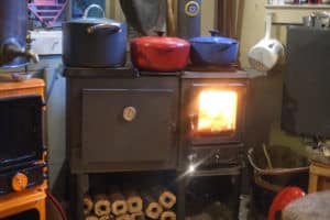 small wood cookstove