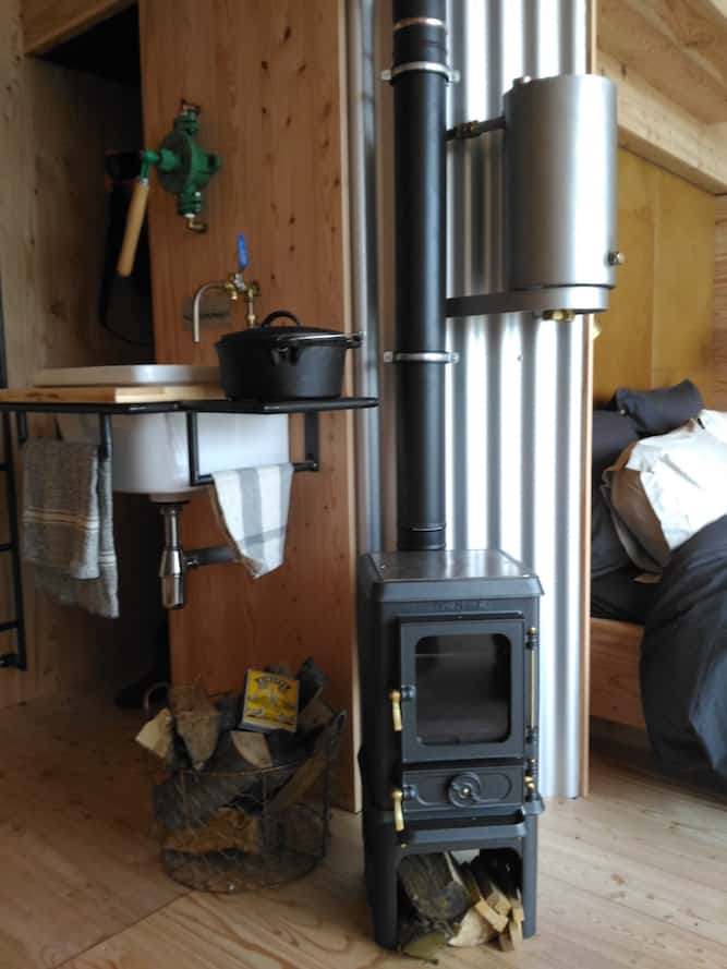 Installing a Wood Stove in a Tiny Home