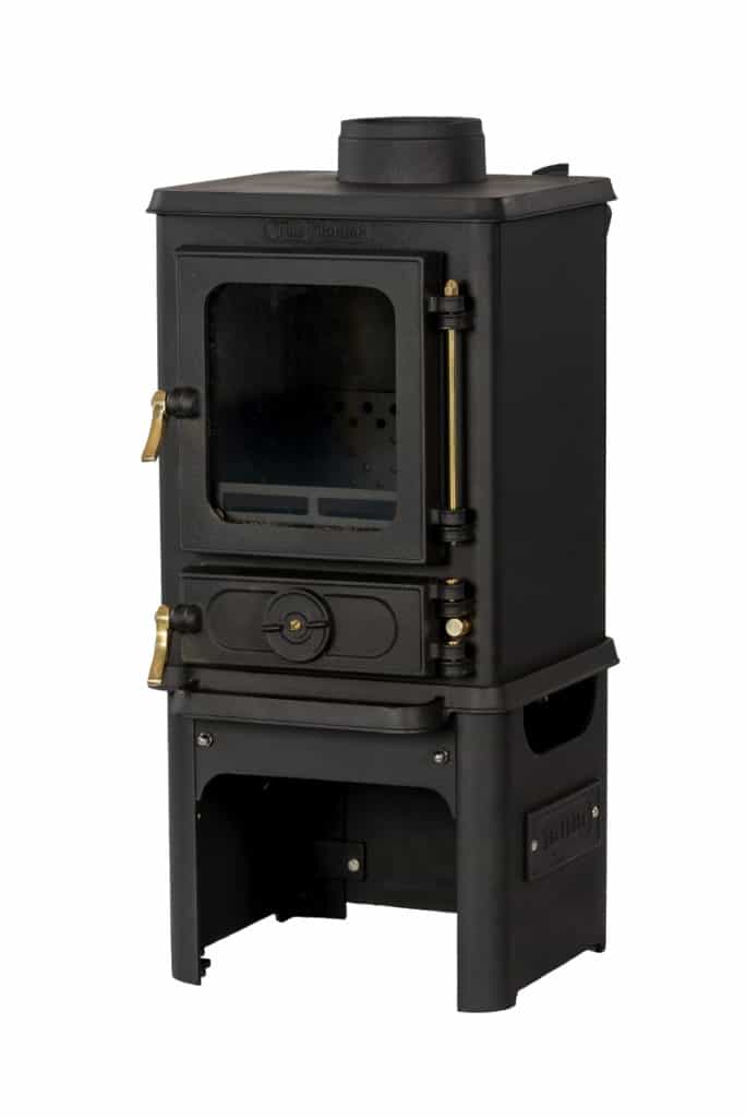 Hobbit Small Stove and Stand With Brass Fittings