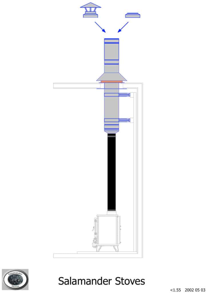 Van or RV Flue Kit 2