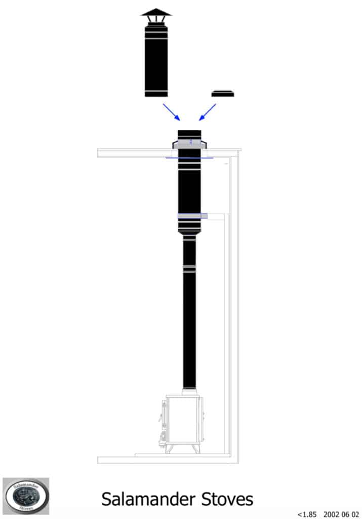 Canal Boat Flue Kit 1
