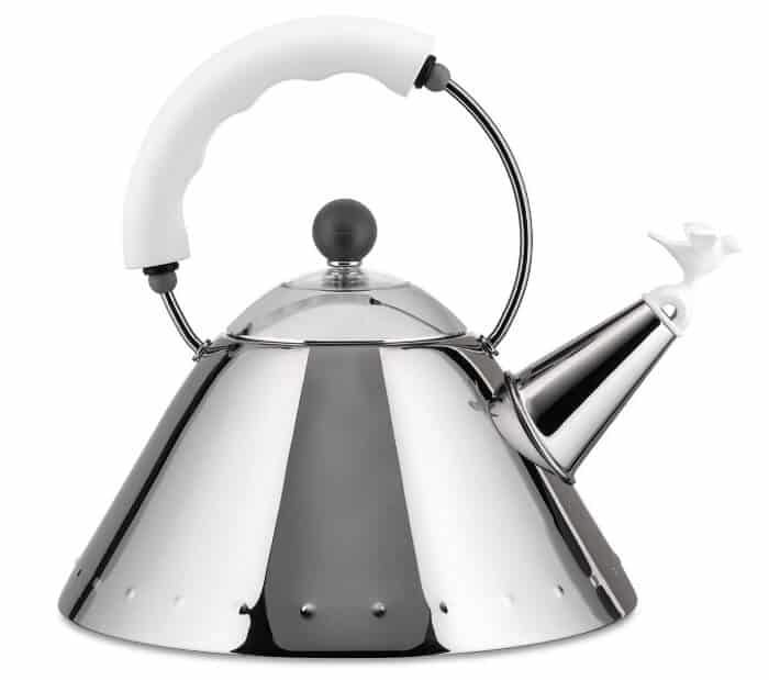 The Little Bird 9093 Alessi Stovetop Kettle (White)