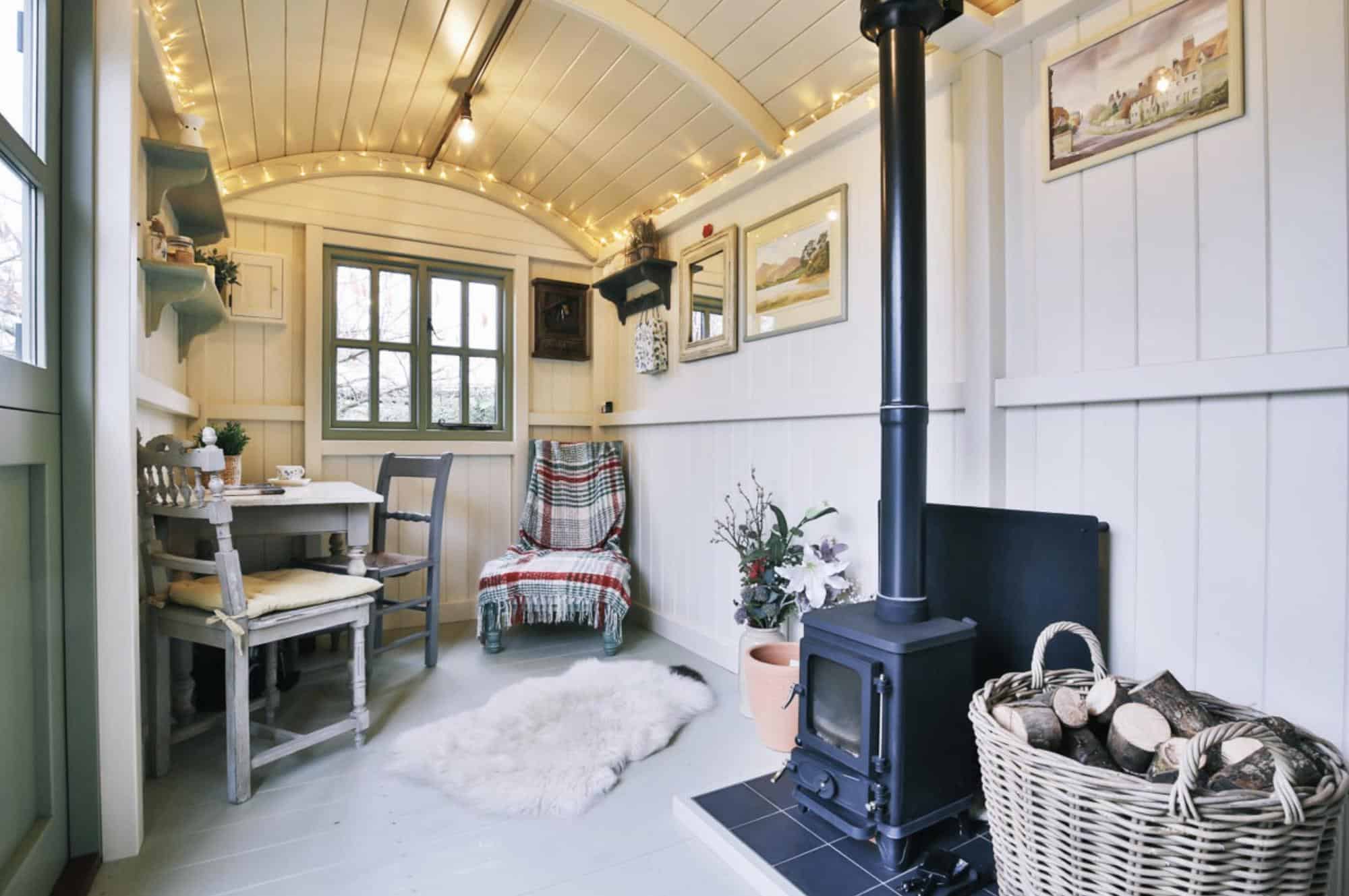 Small Stove in a Shepherd's Hut