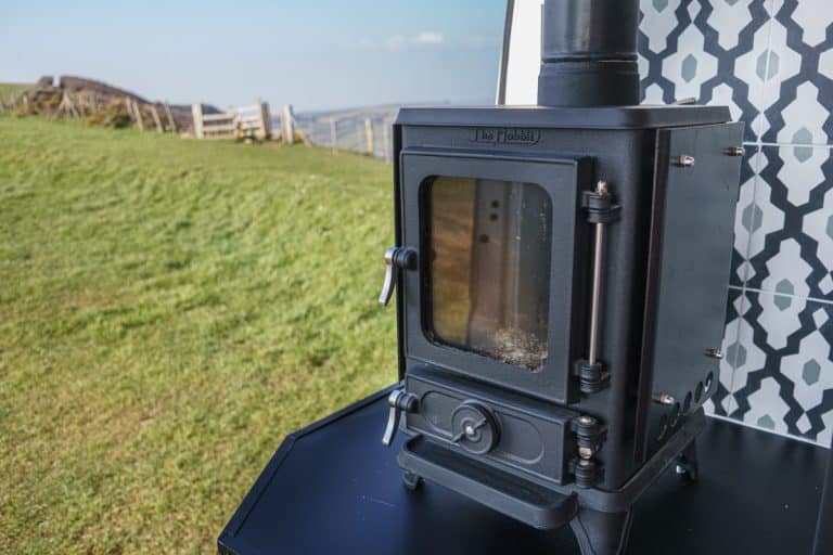 Small Wood Burning Stove In a Campervan 3