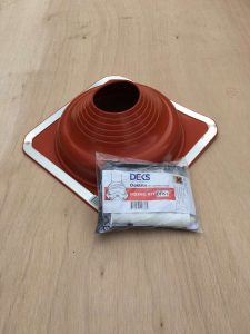 dektite silicone roof flashing and fixing kit for small wood burning stoves 1