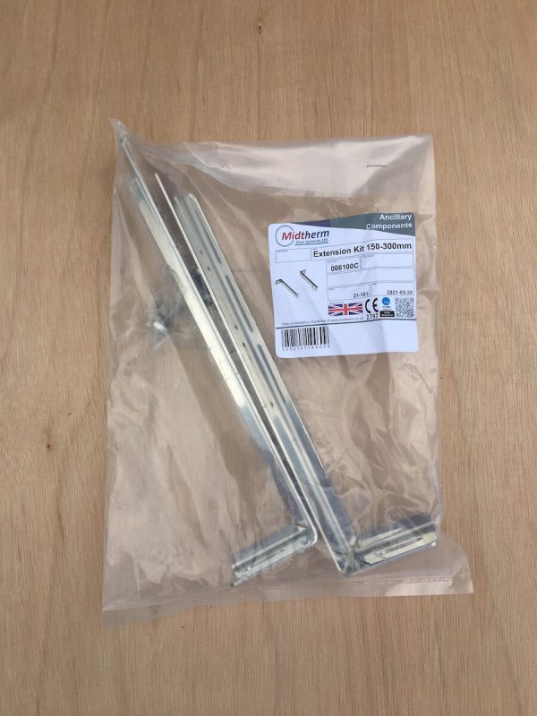 wall band extension kit 150 300mm for 100mm twin wall insulated flue pipe and small wood stoves 1