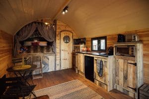 Salamander Stoves The Hobbit Small Wood Burning Stove Installed In A Cabin Vilberie The Orchard At Fenny Castle 4