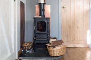 Salamander Stoves The Hobbit Small Wood Burning Stove Installed In A Tiny Home St Agnes Spring Park 4