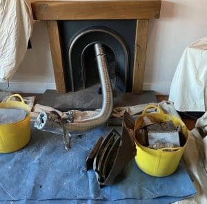 Salamander Stoves The Hobbit Small Wood Burning Stove Installed Into A Victorian Fireplace Cheshire Stoves 17