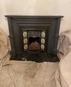 Salamander Stoves - The Hobbit Small Wood Burning Stove Installed Into A Victorian Fireplace - Cheshire Stoves 7