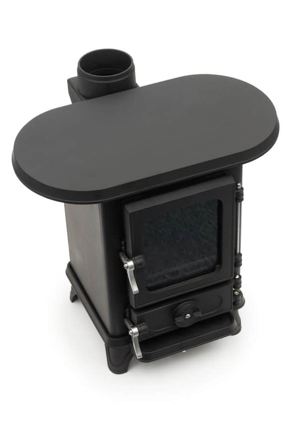 Extended Hotplate Salamander Stoves Small Wood Cook Stove
