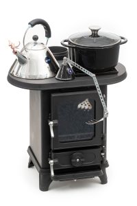 Salamander Stoves Extended Hotplate For The Hobbit Small Wood Burning Stove 5