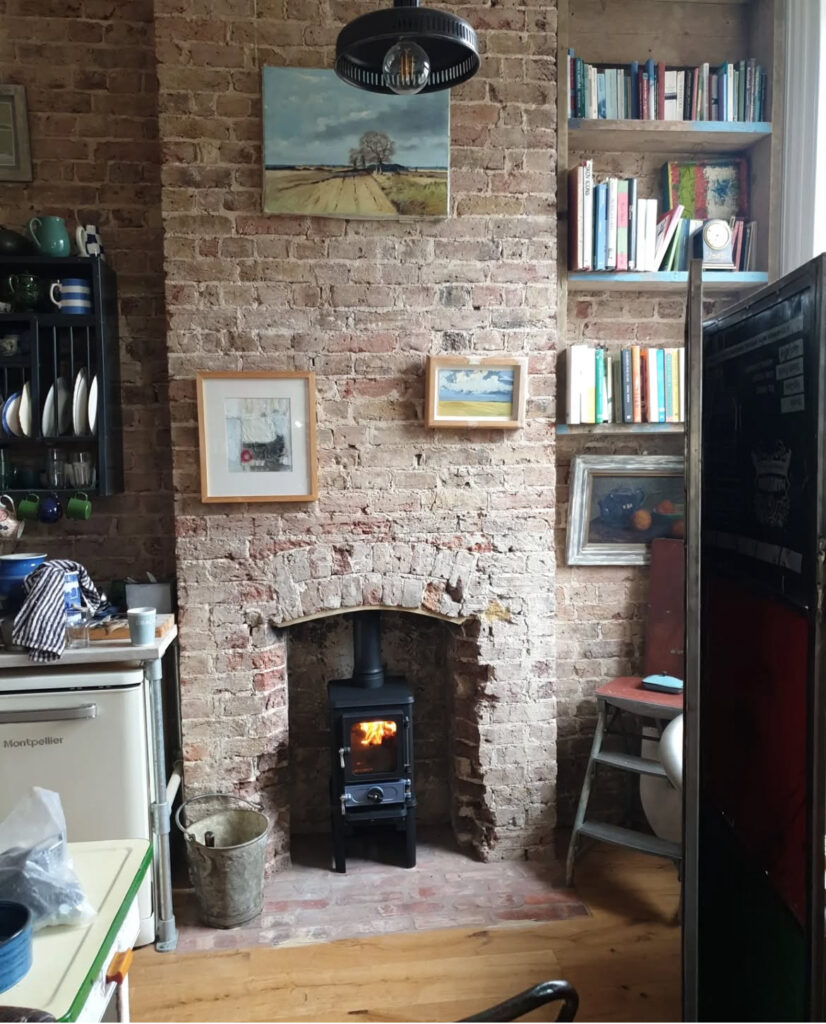 small wood stove