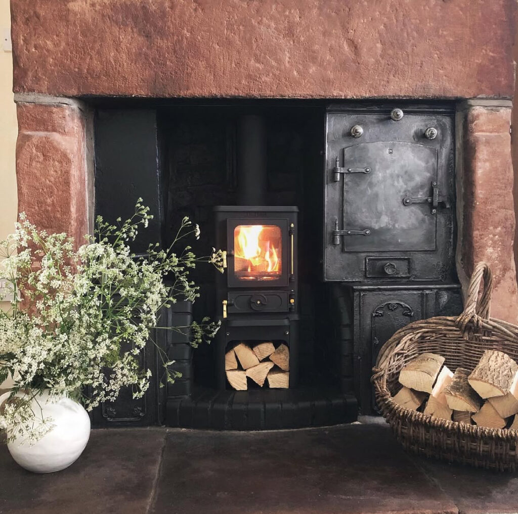 how to install a wood burning stove