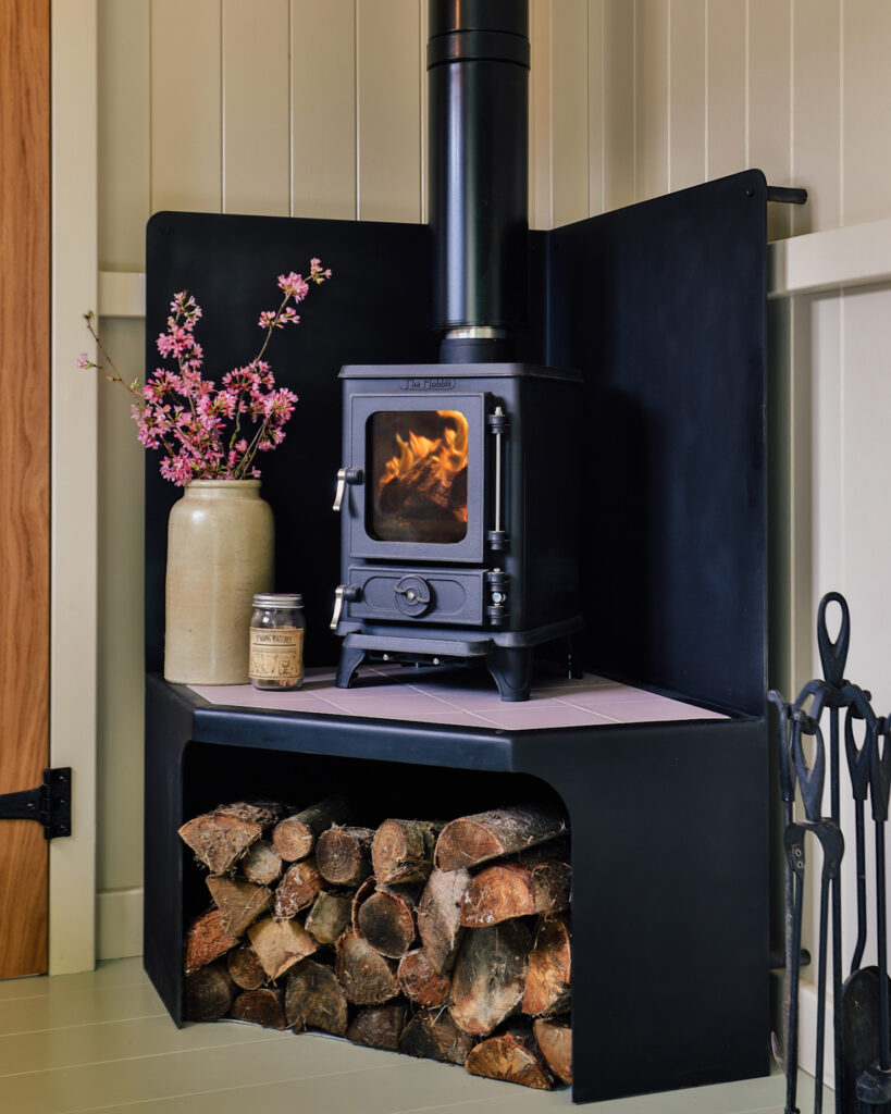 home ideas for wood burning stove