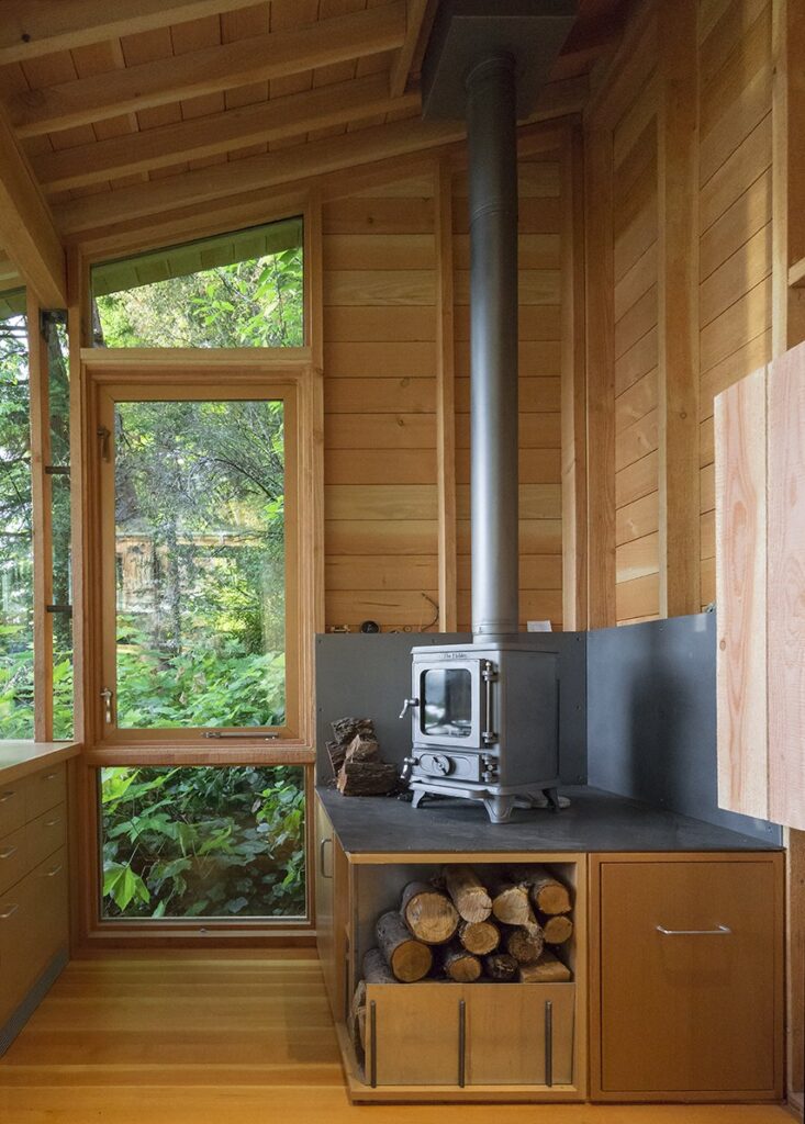 home ideas for wood burning stove