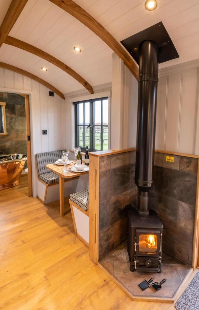 home ideas for wood burning stove