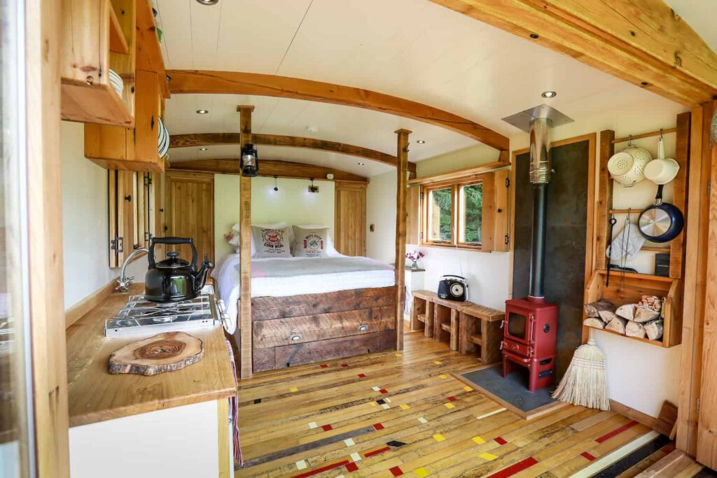 home ideas for wood burning stove