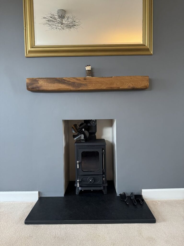 fireplace ideas for small stove