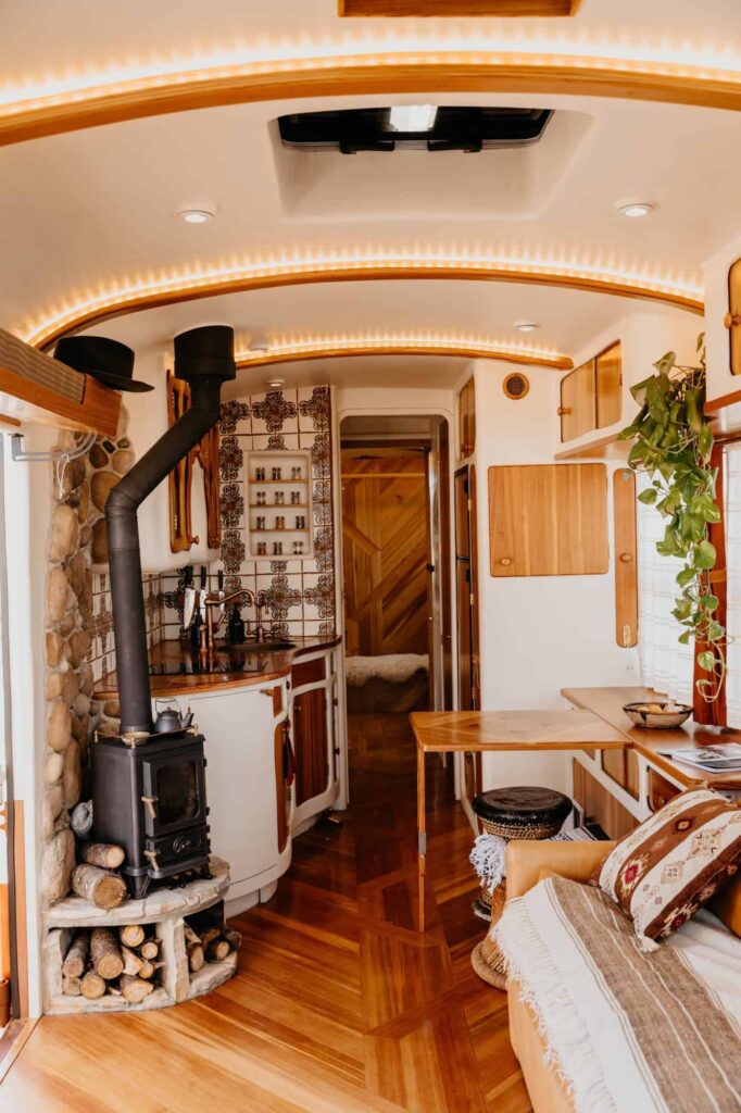 home ideas for wood burning stove