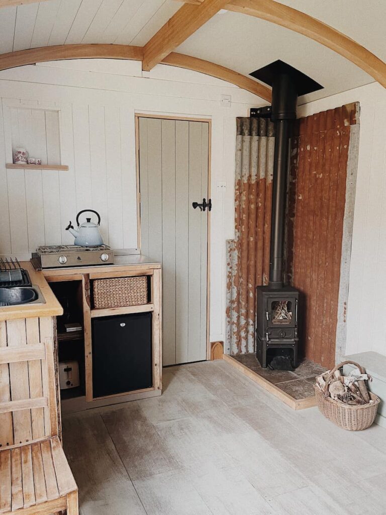 home ideas for wood burning stove