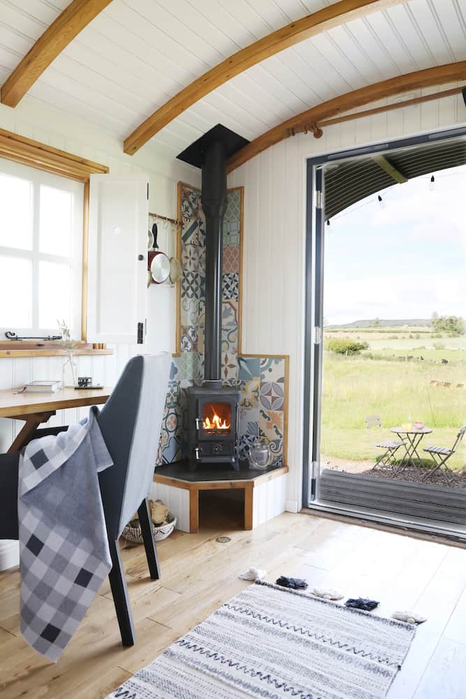 home ideas for wood burning stove