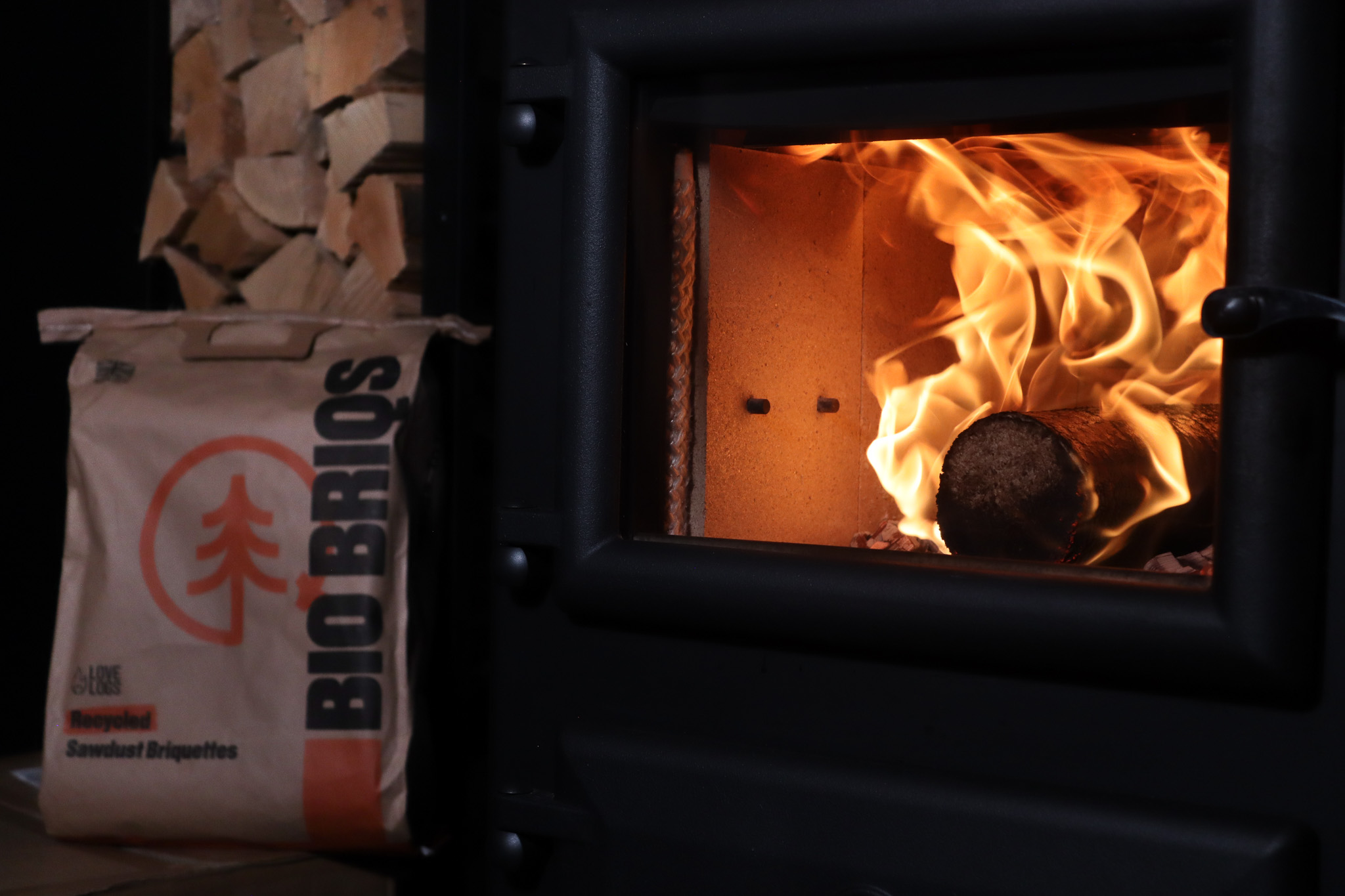 Bio Briqs on Fire Plus Bag
