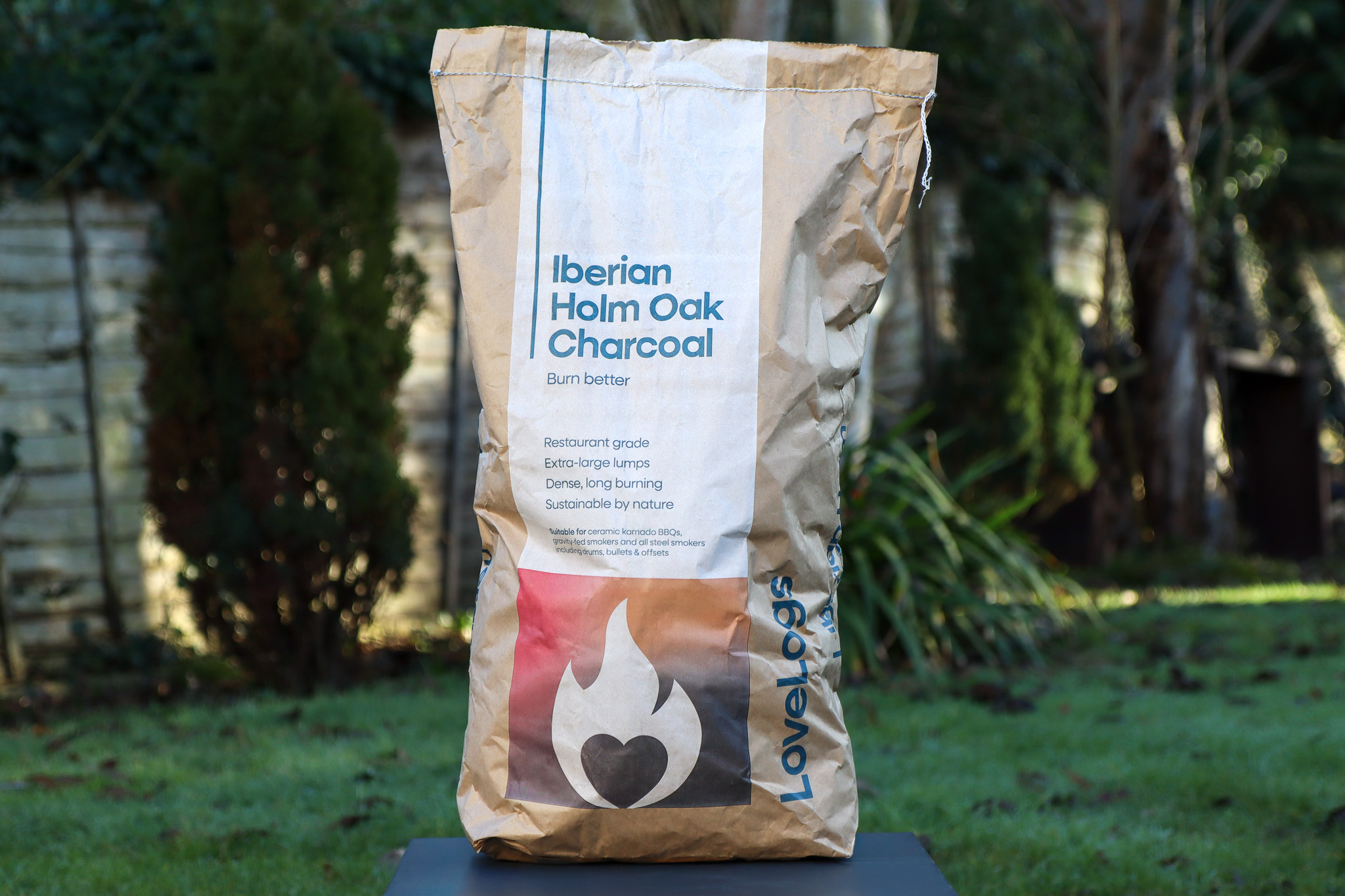 Love Logs Long Burn Iberian Holm Oak Charocal